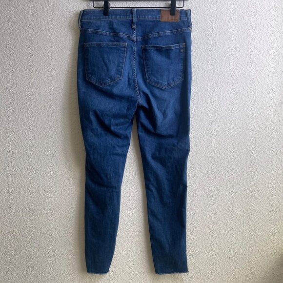 Madewell 10" High-Rise Button Fly Skinny Jeans | Size 29 | Hannah Wash - Picture 5 of 13